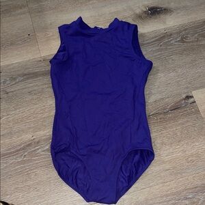 Capezio Purple Bodysuit with Classic Tank Style
